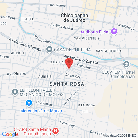 Centro Médico Hospitalario Chimalhuacán map