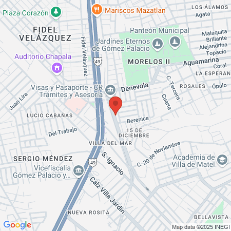 Jesús Ibarra Rayas map