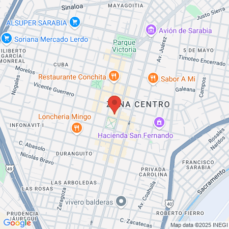 DRA. LIDA CISNEROS PÉREZ map