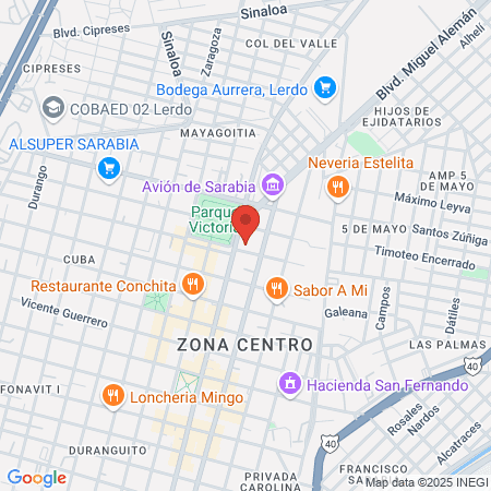 Clinica 43 IMSS map