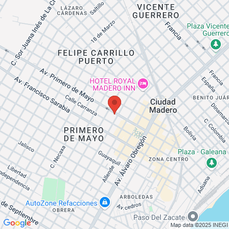 Probarbell Cd. Madero map