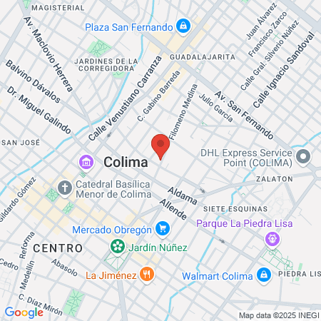 Fisioser Colima - Rehabilitación integral map