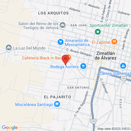 Mala Fama Barbershop map