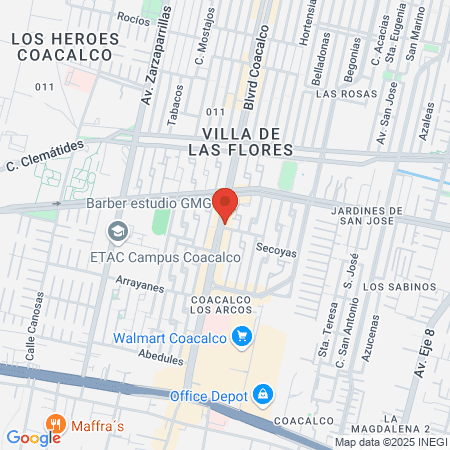 Clínicas del Azúcar - Coacalco map