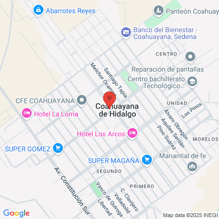 Dr. Evelio Humberto Luviano Garcia map