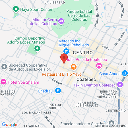 Centro de Medicina Integral de Coatepec map