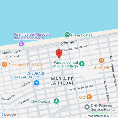 C-FISIO COATZACOALCOS map