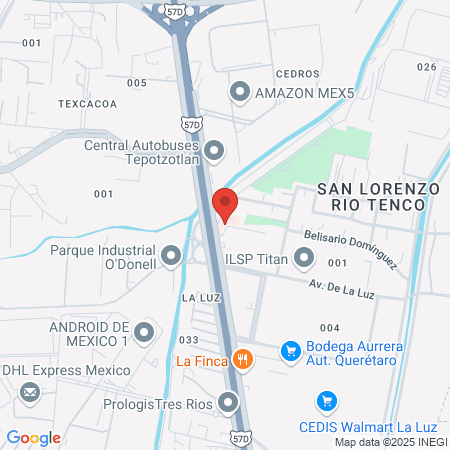 Hospital Jardín map