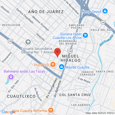 Hospital Constituyentes map