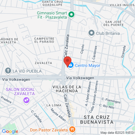 Vilod Salón Zavaleta map
