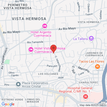 Althea Vista Hermosa map