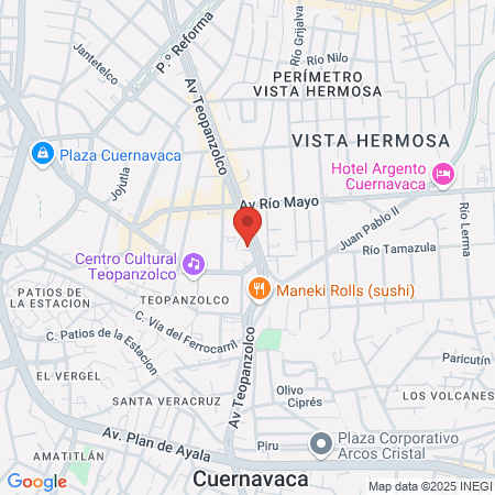 HEALTHCARE SUITES REFORMA map