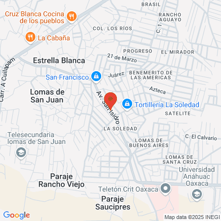 Salon Yani cuevas map