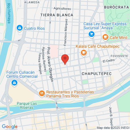 Nazly Reyes Beauty & Relief map