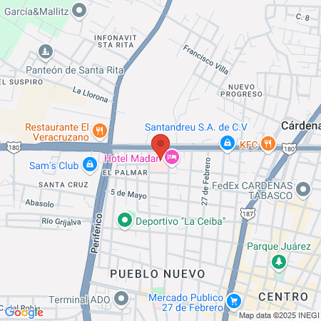 Unidad Médica Palomera map