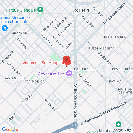 Hospital Fortaleza map