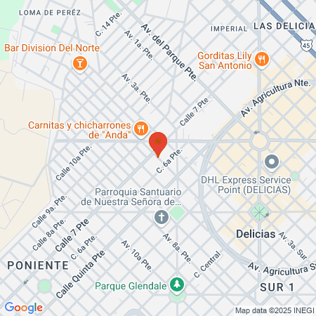 Clínica Plateros map