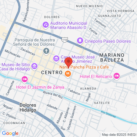Agustín Barrientos Olmos map