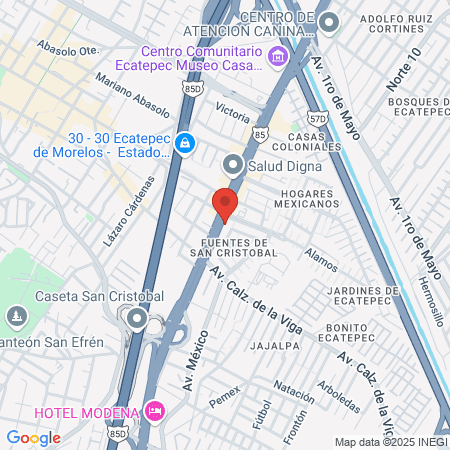 Cesar´s Gym Platinum Ecatepec map