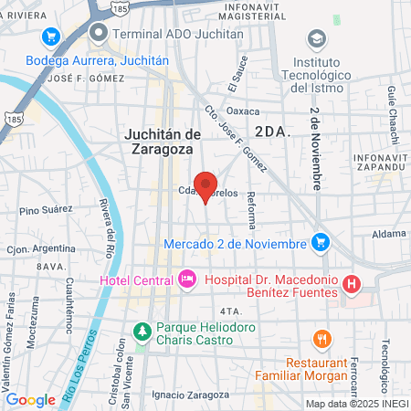 Estética Mariano map