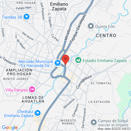 Centro Acuatico Emiliano Zapata map