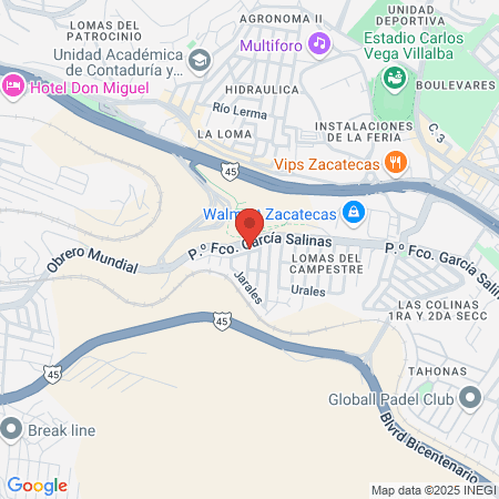 Barbería The MexaCenter map