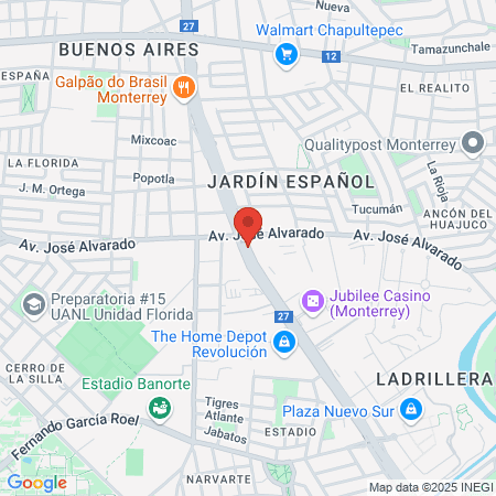 Los Jefes Barber Club map