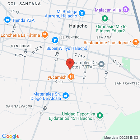 Estética unisex MADILANY map