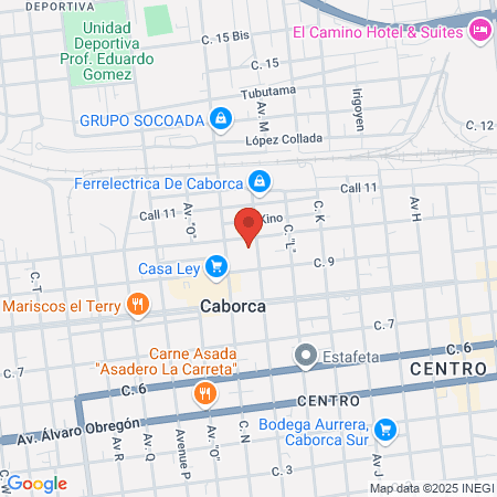 Centro Antirrabico Caborca map