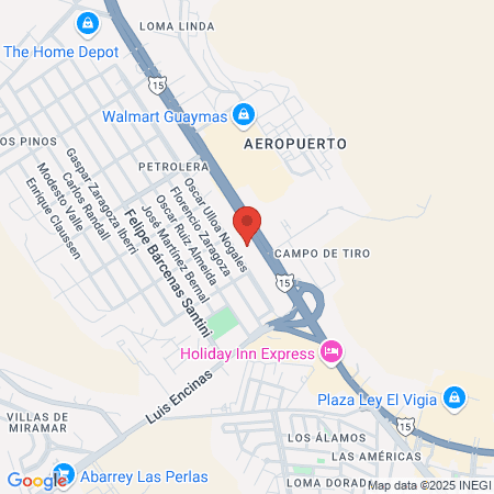 Dental House Guaymas map