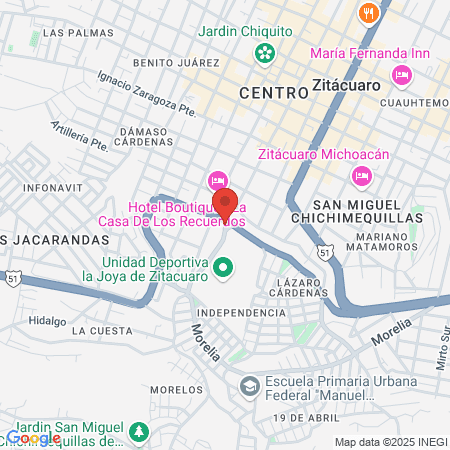 CETO Dental Zitacuaro map