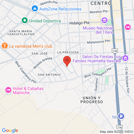 Centro de Salud Urbano Hualahuises map