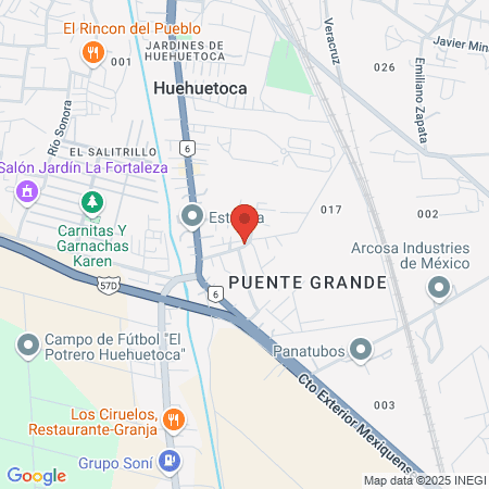 Proteccion Civil Y Bomberos Huehuetoca map