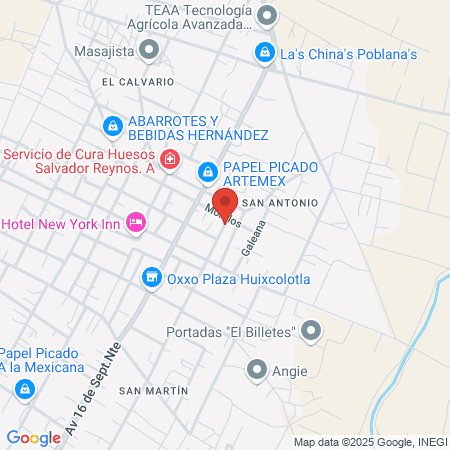 Lashesmic Huixcolotla map