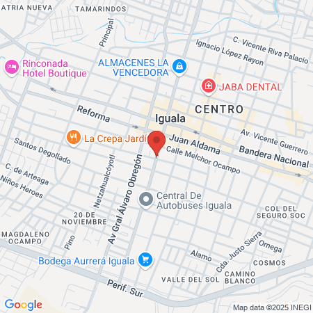 Barber shop D' Flowers map