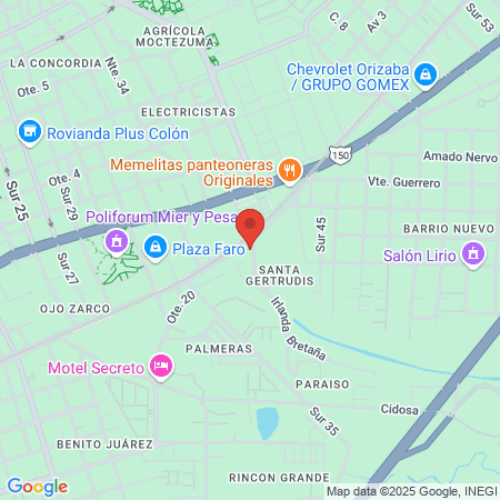 Hospital Santa Elena map