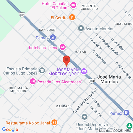 Dental Morelos map