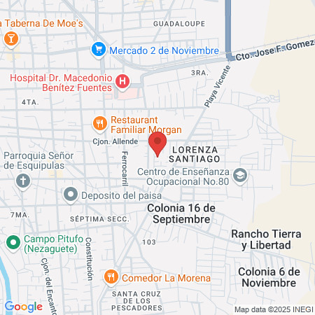 Barber & Spa "El Bendecido" map