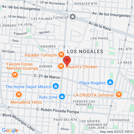 Hospital General de Ciudad Juárez map