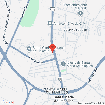 Hospital Guadalupe map