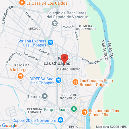 Clínica las Américas map