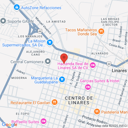 Dra. Guillermina García map