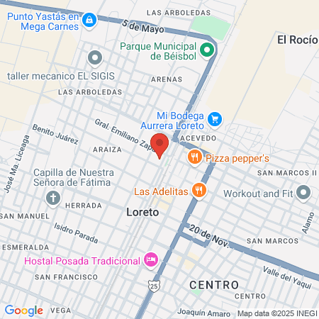 Consultorio Dental. Infinity Dental map