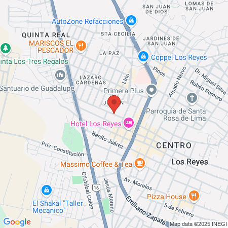 Dra. Martha Alicia Cuevas Flores map