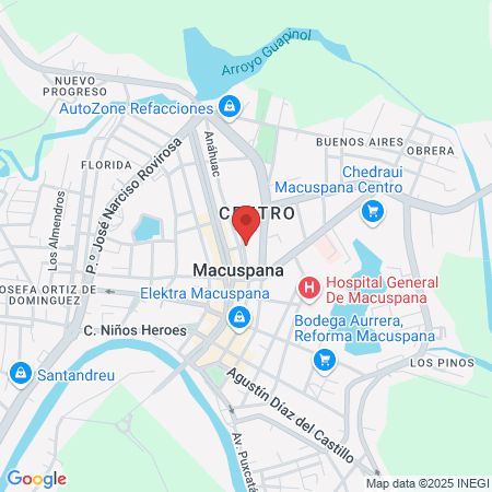 Estetica Guzman Unisex map