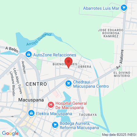 Hospital Benito Juárez map