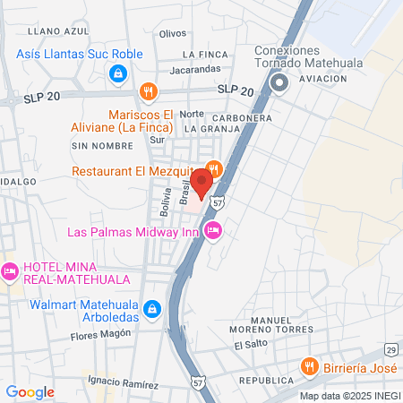 Leticia Lara Mendoza map