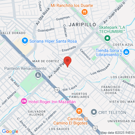 Bendito colibrí map