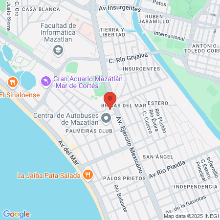 Clínica del Mar map