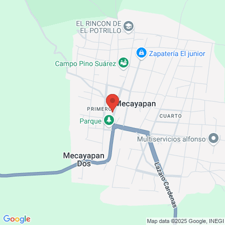 Base cruz roja mexicana map